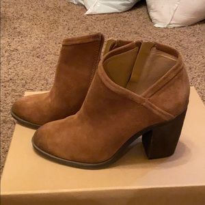 Lucky brand size 6.5 brown bootie